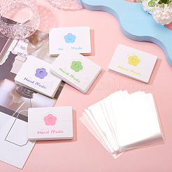 100Pcs Rectangle Clear Polypropylene Cellophane Bags&nbsp;CDIS-TA0001-37C
