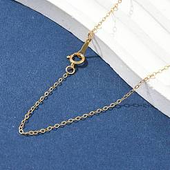 1/20 14K Gold Filled Cable Chain Necklaces for Women Men&nbsp;NJEW-Z068-02G-01