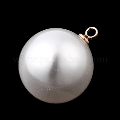 ABS Plastic Imitation Pearl Pendants&nbsp;FIND-H052-01J-04KCG
