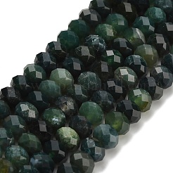 Natural Moss Agate Beads Strands&nbsp;G-Z111-A54