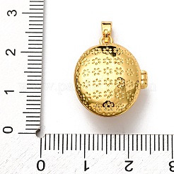 Brass Enamel Locket Pendants&nbsp;LS-KK-K305-05G