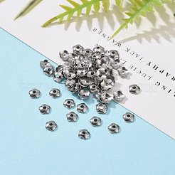 Tarnish Resistant 5-Petal 316 Surgical Stainless Steel Bead Caps&nbsp;STAS-N030-03P