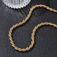 6MM 304 Stainless Steel Rope Chain Necklaces&nbsp;SA-CBA2696-04G