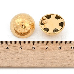 304ステンレススチールスタッドピアス  半丸槌  ゴールドカラー  20mm&nbsp;EJEW-V013-01G