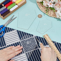Acrylic Quilting Templates&nbsp;DIY-BC0014-52B