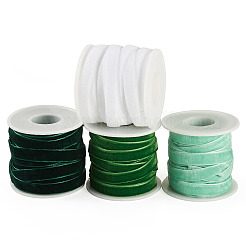 40 Yards 4 Colors Single Face Velvet Ribbon&nbsp;SRIB-TA0001-34A
