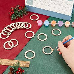 Unfinished Wooden Linking Rings&nbsp;WOOD-NB0001-98B