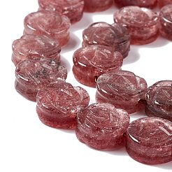 Natural Strawberry Quartz Beads Strands&nbsp;G-D475-01O