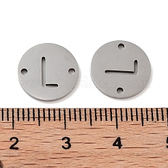 Non-Tarnish 201 Stainless Steel Hollow Flat Round Links&nbsp;FIND-R149-03L-P