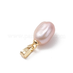 Natural Cultured Freshwater Pearl Potato Charms&nbsp;PALLOY-JF04844