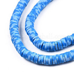 Handmade Polymer Clay Beads Strands&nbsp;CLAY-R067-3.5-5.0mm-M1