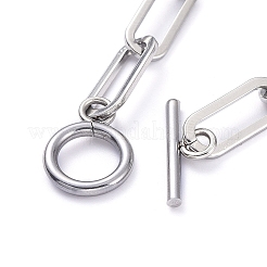 Non-Tarnish 304 Stainless Steel Chain Necklaces&nbsp;X-NJEW-JN02772-02