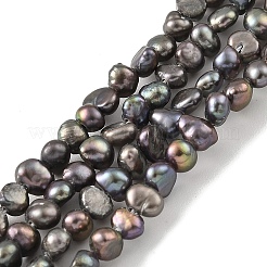 Dyed Natural Cultured Freshwater Pearl Beads Strands&nbsp;PEAR-A006-01B-X