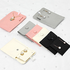 4 Sets Square Microfiber Packing Button Bags&nbsp;ABAG-WR0001-09C
