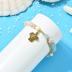 Alloy Charm Bracelets&nbsp;BJEW-JB13982-01