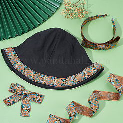 Embroidery Polyester Ribbons&nbsp;OCOR-WH0073-47B-02