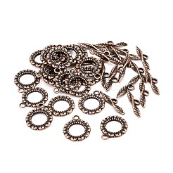 Tibetan Style Toggle Clasps&nbsp;RLF11359Y-NF