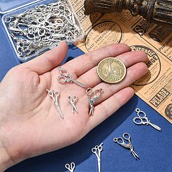 40Pcs 4 Styles Tibetan Style Alloy Pendants&nbsp;TIBEP-YW0001-93