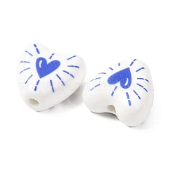Printed Handmade Porcelain Beads&nbsp;PORC-G016-01C