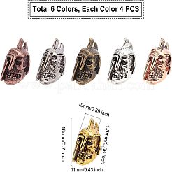 Tibetan Style Alloy Beads&nbsp;PALLOY-FH0001-20