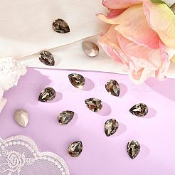 プレシオサ® マキシマ クリスタル ファンシーストーン  チェコクリスタル  435 16 301 バロック梨  デュラフォイル  ブラックダイヤモンド40010個  18x13mm&nbsp;X-PRC-FE18-40010