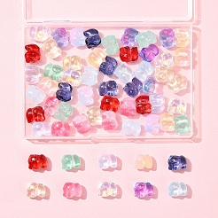 60Pcs 10 Colors Spray Painted Glass Beads&nbsp;GLAA-FS0002-05