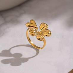 304 Stainless Steel Cuff Open Rings for Women&nbsp;LS-JX0804