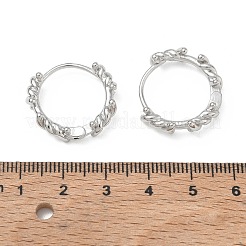 Brass Leverback Earrings for Women&nbsp;KK-CBA405F-01P