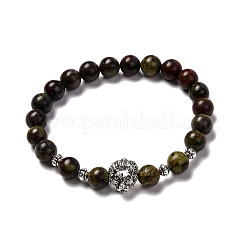 Natural & Synthetic Gemstone Beads Stretch Bracelst for Men Women&nbsp;BJEW-JB06703