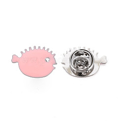 Cute Fish Enamel Pin&nbsp;JEWB-S012-002P-NF
