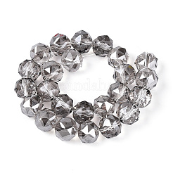 Electroplate Transparent Glass Round Beads Strands&nbsp;EGLA-T029-8mm-12T-03