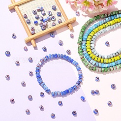 1 Strand Handmade Millefiori Glass Beads Strands&nbsp;LAMP-YW0004-16A