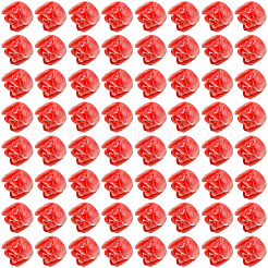 合成サンゴビーズ80個  染め  ツートン  ローズ  ライトコーラル  7x7mm  穴：1mm&nbsp;CORA-SP0001-04