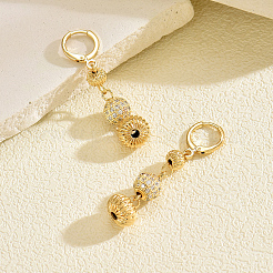Round Brass Hoop Earrings&nbsp;QY9214