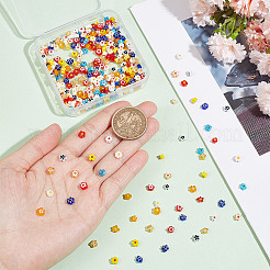 360Pcs 12 Colors Handmade Millefiori Glass Beads&nbsp;LAMP-GO0001-12