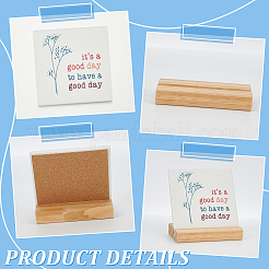 1Pc Porcelain It's a Good Day Sign Inspirational Desk Art Decor for Home Office&nbsp;AJEW-AR0004-90
