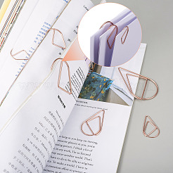 200Pcs 3 Style Carbon Steel Paper Clips&nbsp;FIND-TA0002-18RG