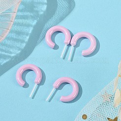 Hypoallergenic Bioceramics Zirconia Ceramic Ring Stud Earrings&nbsp;EJEW-Z023-02D
