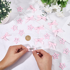 15Pcs Star Iron Snap Hair Clips&nbsp;OHAR-CP0001-23