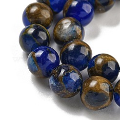 Synthetic Gold Clinquant Stone Beads Strands&nbsp;G-P549-A01-01A