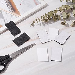 スポンジEVAシート発泡紙セット  両面粘着バック付き  滑り止め  長方形  ミックスカラー  50x30x2mm  200個/セット&nbsp;AJEW-BC0001-24