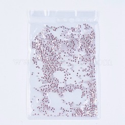 ガラスラインストーンフラットバックカボション  バックメッキ  多面カット  半円  スミレ  ss4  1.5~1.6x1mm  約1440個/袋&nbsp;RGLA-S002-04SS-13
