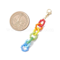 Glass Chain Pendant Decorations&nbsp;HJEW-TA00358