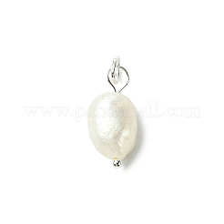 10Pcs Natural Cultured Freshwater Pearl Pendants&nbsp;PALLOY-YW00178-01