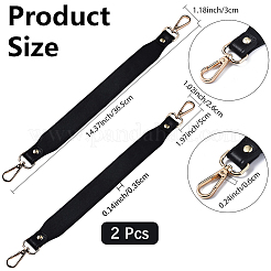2Pcs PU Leather Bag Handles&nbsp;DIY-CL0002-66C