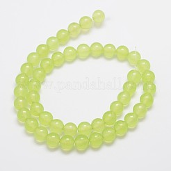Natural & Dyed Malaysia Jade Bead Strands&nbsp;G-A146-8mm-A27