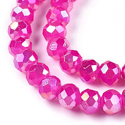 Baking Paint Glass Beads Strands&nbsp;DGLA-A034-J4mm-B11