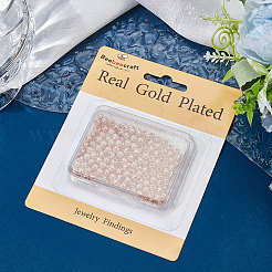 200Pcs Rack Plating Brass Beads&nbsp;KK-BBC0011-15B