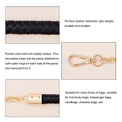 Imitation Leather Bag Strap&nbsp;FIND-WH0056-11B