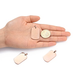 Ion Plating(IP) 304 Stainless Steel Pendants&nbsp;STAS-I311-03A-RG